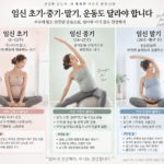 임신 초기·중기·말기, 주수에 따라 달라지는 운동의 기준